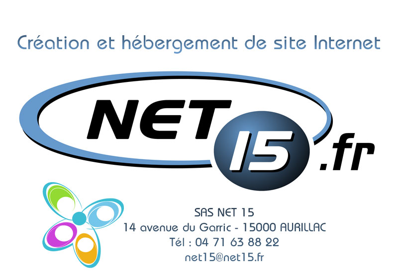NET15 : création et hébergement de site Internet